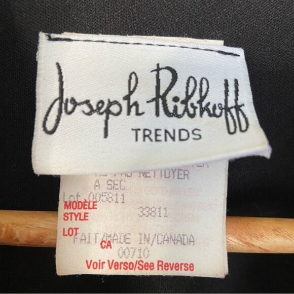 Joseph Ribkoff fitted blazer zip up animal prints sequins embellished medium - Picture 3 of 14